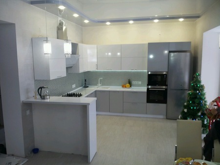 Белая кухня NASHA67