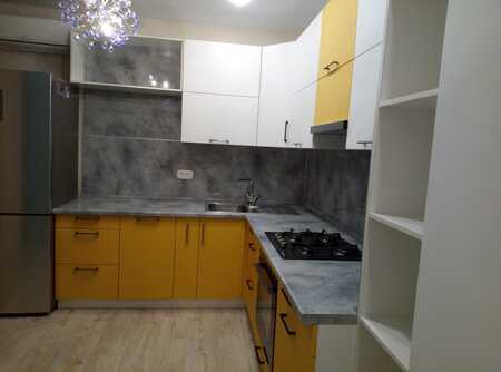 Желтая кухня NASHA08